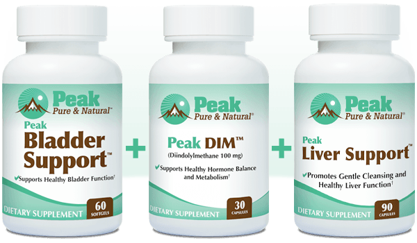 Peak Bladder Support™ with Peak DIM™ and Peak Liver Support™