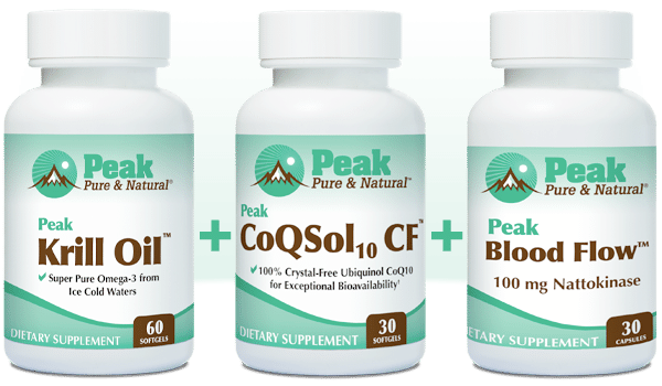 Peak Krill Oil™ with Peak CoQSol10 CF™ and Peak Blood Flow™