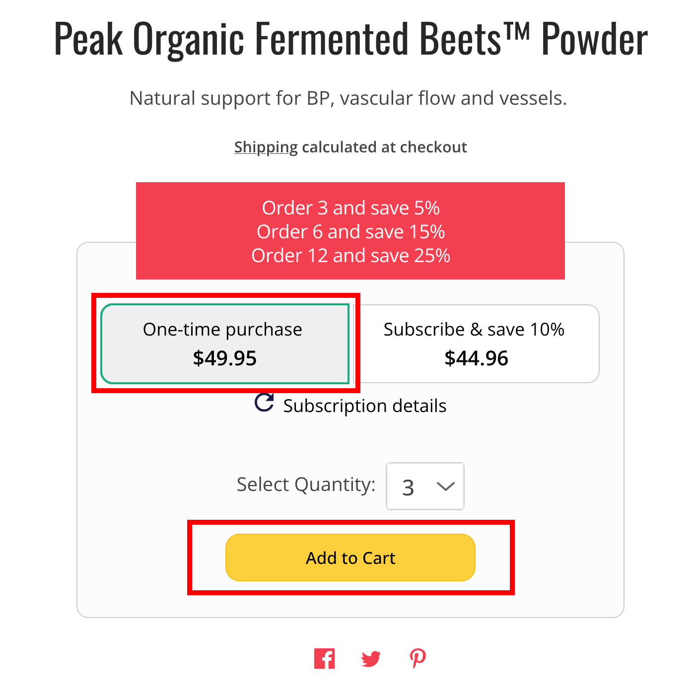 Add products to your cart