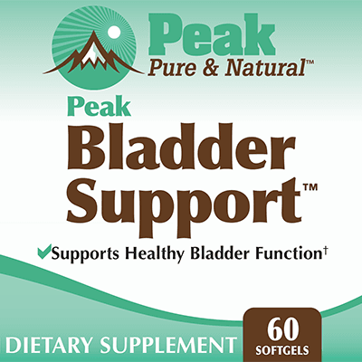 Peak Bladder Support™ ✔ Supports Healthy Bladder Function† DIETARY SUPPLEMENT 60 Softgels