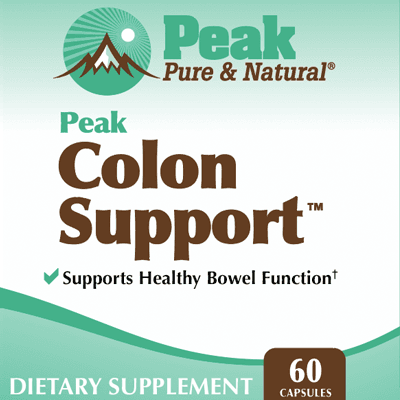 Peak Colon Support™ ✔ Supports Healthy Bowel Function† DIETARY SUPPLEMENT 60 Capsules