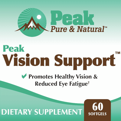 Peak Vision Support™ ✔ Promotes Healthy Vision & Reduced Eye Fatigue† DIETARY SUPPLEMENT 60 Softgels