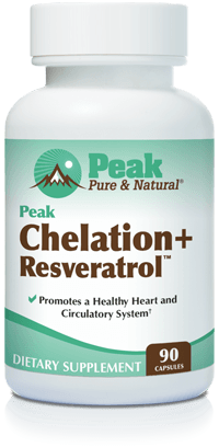 Peak Chelation+ Resveratrol™ bottle