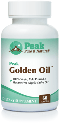 Peak Golden Oil™ bottle