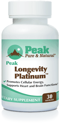 Peak Longevity Platinum™ bottle