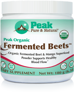 Peak Organic Fermented Beets™ bottle