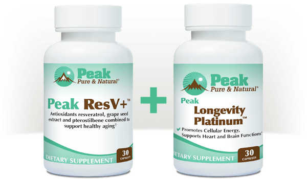 Peak ResV+™ pairs well with Peak Longevity Platinum™