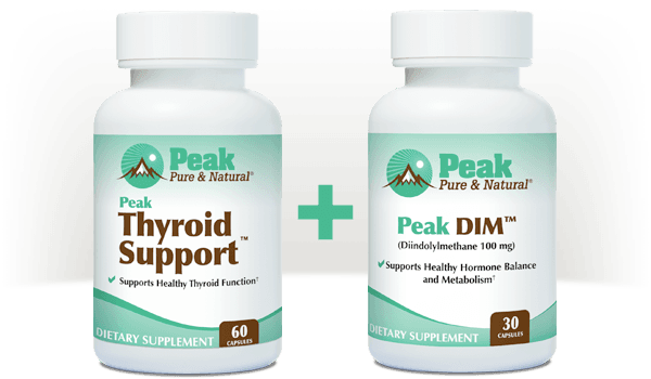 Peak Thyroid Support™ pairs well with Peak DIM™