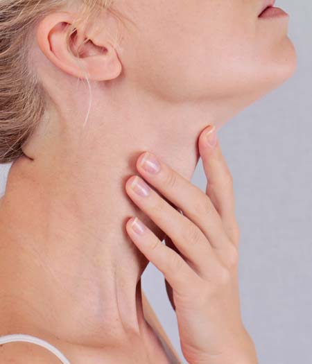 woman thyroid