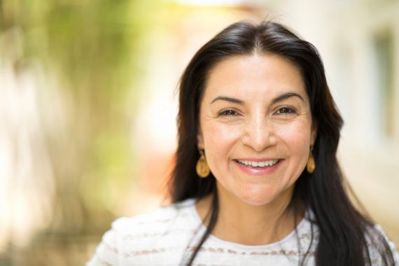 Woman with insulin resistance