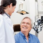 man_at_eye_checkup
